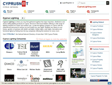 Tablet Screenshot of cypruslighting.com